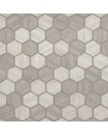 Silva Oak 2" Hexagon Glass Tile