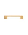 Contemporary Metal Pull 5.03" Center to Center in Aurum Brushed Gold