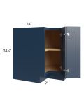 Madison Navy Shaker 33" Corner Base Cabinet