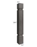 Midtown Dark Grey Shaker 36" Standard Post