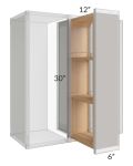 Midtown White Shaker 6x30 Wall Spice Pull Out 