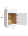 Royal White Shaker 21" Base Cabinet