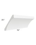 Brilliant White Shaker 96" Cove Crown Molding