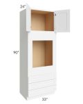 Royal White Shaker 33x90 Oven Cabinet