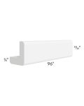 Brilliant White Shaker 96" Outside Corner Molding 