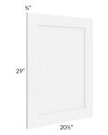 Brilliant White Shaker Vanity Decorative End Panel