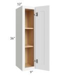Brilliant White Shaker 09x36 Wall Cabinet