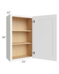 Royal White Shaker 21x36 Wall Cabinet