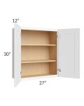Royal White Shaker 27x30 Wall Cabinet