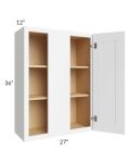 Royal White Shaker 27x36 Blind Wall Cabinet