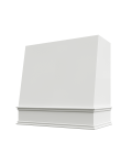 Catalina White Wilmington Smooth Angled Hood with Classic Molding
