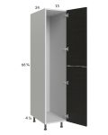 Euro Cafe 15x71-1/4 Open Utility Cabinet with 1 Door