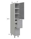 Euro Grey 12x71-1/4 Utility Cabinet with 1 Door