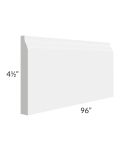 Asheville White Shaker 8' Baseboard Molding