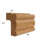 Artisan Walnut Shaker 96" Light Rail Molding