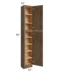 Midtown Mocha Shaker 15x12x90 Pantry Cabinet