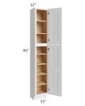 Salem White 15x12x90 Pantry Cabinet