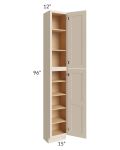 Midtown Cream Shaker 15x12x96 Pantry Cabinet 