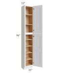 Salem White 15x12x96 Pantry Cabinet 