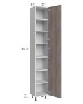 Milan Hazel 15x13x90 Pantry Cabinet (13" depth)