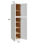 Stratus White 15x24x84 Pantry Cabinet
