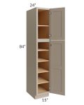 Tuscan Oyster 15x24x84 Pantry Cabinet