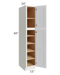 Midtown White Shaker 15x24x84 Pantry Cabinet