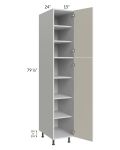 Milan Beige Matte 15x24x84 Pantry Cabinet (24" depth)
