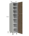 Milan Pecan 15x24x84 Pantry Cabinet (24" depth)