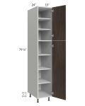 Milan Cafe 15x24x84 Pantry Cabinet (24" depth)