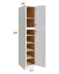 Union White 15x24x84 Pantry Cabinet