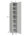 Milan Cream 15x24x90 Pantry Cabinet (24" depth)
