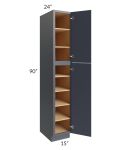 Vienna Indigo 15x24x90 Pantry Cabinet