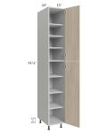 Milan Natural 15x24x96 Pantry Cabinet (24" depth)