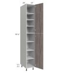 Milan Hazel 15x24x96 Pantry Cabinet (24" depth)