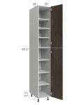 Milan Cafe 15x24x96 Pantry Cabinet (24" depth)
