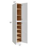 Union White 15x24x96 Pantry Cabinet