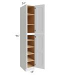 Salem White 15x24x96 Pantry Cabinet