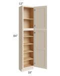 Midtown Cream Shaker 18x12x84 Pantry Cabinet 