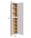 Midtown Cloud Shaker 18x12x96 Pantry Cabinet 