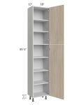 Milan Natural 18x13x90 Pantry Cabinet (13" depth)