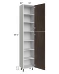 Milan Cafe 18x13x90 Pantry Cabinet (13" depth)