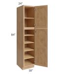 Midtown Timber Shaker 18x24x84 Pantry Cabinet