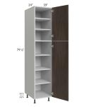 Milan Cafe 18x24x84 Pantry Cabinet (24" depth)