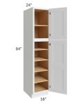 Salem White 18x24x84 Pantry Cabinet