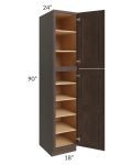 Tuscan Kona Brown 18x24x90 Pantry Cabinet