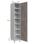 Milan Hazel 18x24x90 Pantry Cabinet (24" depth)