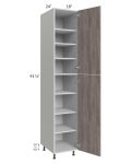 Milan Hazel 18x24x96 Pantry Cabinet (24" depth)