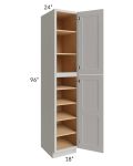 Salem Light Grey 18x24x96 Pantry Cabinet