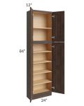 Tuscan Kona Brown 24x12x84 Pantry Cabinet 